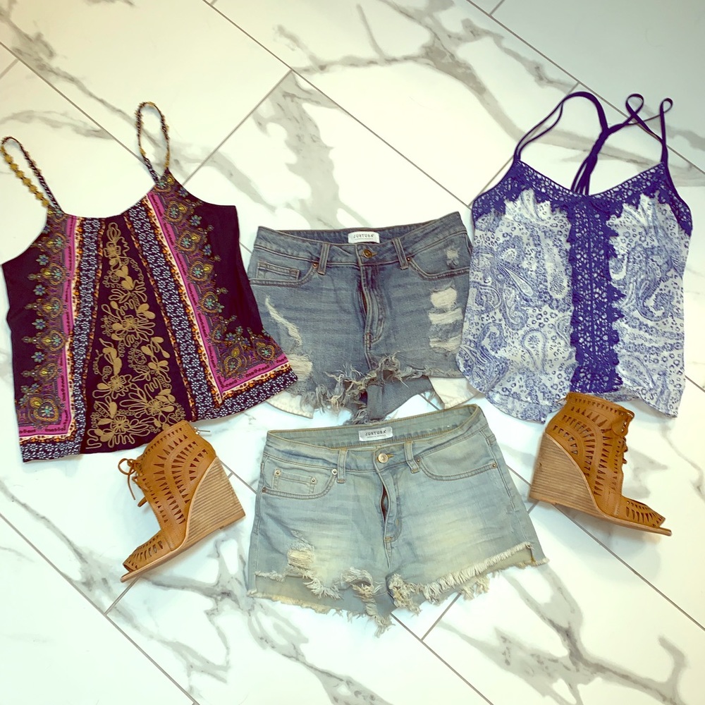 Just USA jean shorts